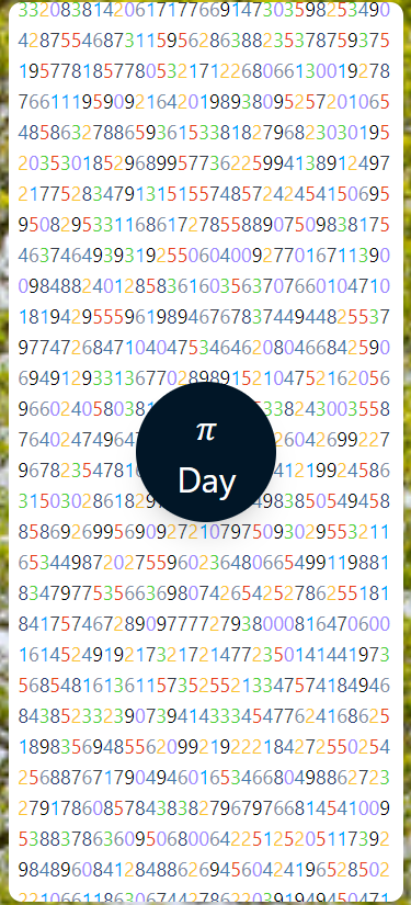 Pi Day Doodle